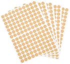 10 Sheets/1400Pcs Screw Hole Stickers, 12mm/0.47inch PVC Self-Adhesive Screw Cover Sticker Dustproof Round Screw Covers Caps for Wooden Furniture Cabinet Shelve, Khaki