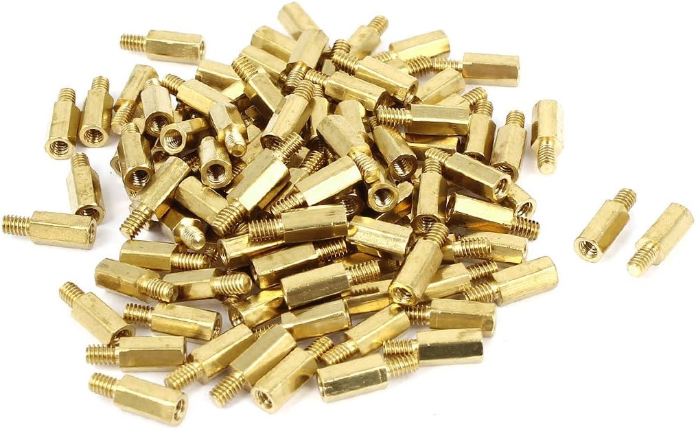 100 Pcs Standoff Hex Spacer Screw Nut M2x6 for CCTV Camera Parts