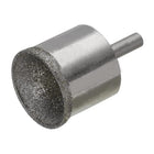 Diamond Grinding Mounted Point, 30mm 100 Coarse Grits Spherical Concave Head Bead Fine Grinding Bit for Jade Amber Stone Beeswax Glass