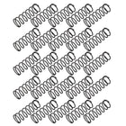 Compression Spring - 1.2mm Wire Dia, 15mm OD, 45mm Free Length Spring Steel Extension Spring,Black,20Pcs