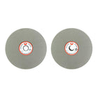 6-inch 180 & 240 Grits Diamond Coated Flat Lap Wheel Grinding Disc Polishing Tool 2pcs