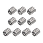 Wire Thread Inserts 10-32 UNF 2.0D 304 Stainless Steel Helical Type Coiled Wire Screw Repair Threaded Sleeve Steel Sheath 10pcs