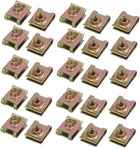 Fit M6 Screw 65Mn Steel Zinc Plated U Nut Brass Tone 18mm x 14mm 25pcs