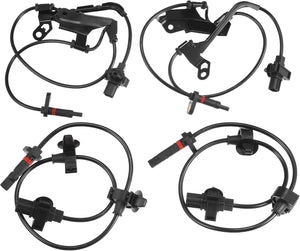 4pcs Sensore Velocità Ruota ABS Anteriore Posteriore Sinistro Destro per Acura MDX Base 3.7L V6 2007-2013 No.57455STXA01/57450STXA01/57470STXA01/57475STXA01