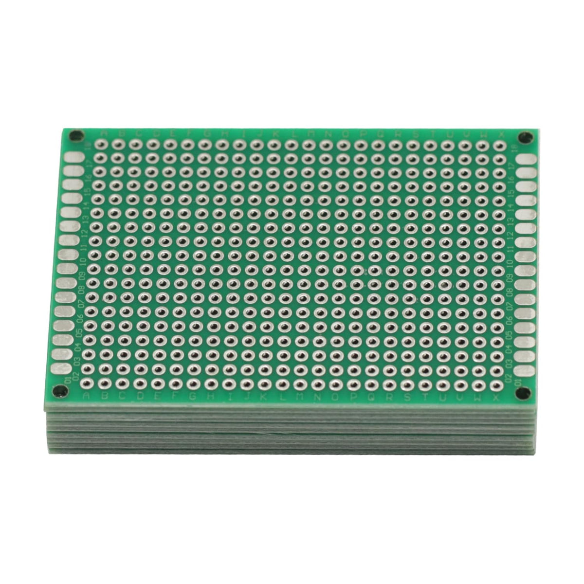 10 Pcs 5x7CM FR4 Doble Lado Prototipo PCB Soldado Placa de Pan universal 5x7 cm 50mmx70mm