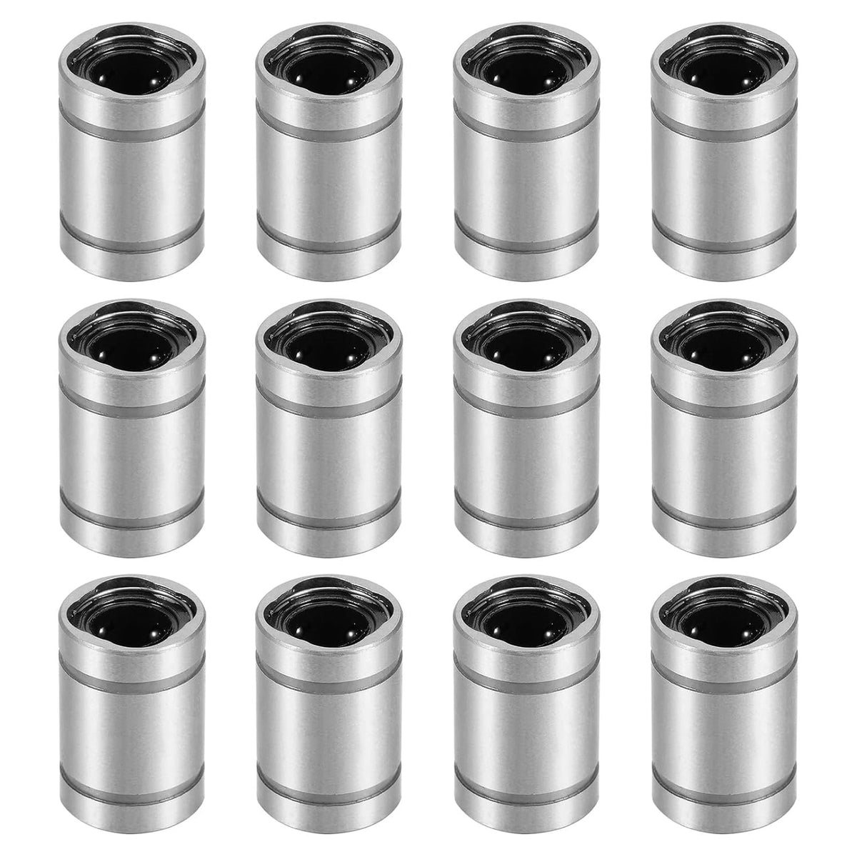 6pcs LM5UU Lineare Kugellager, 5mm Durchmesser 10mm OD 15mm Länge Lineare Lager für CNC, 3D Drucker