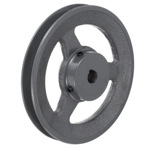 BK70-5/8 V-Belt Sheave 5/8"Bore 6.75"OD Single Groove Web Sheave Bored-to-Size Sheave, Cast Iron, Belt Section for 3L or B Belt