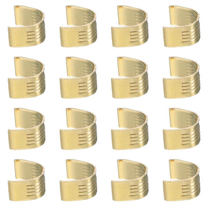 16 Pcs Cintura Cinghia Clamp 2GT Cinturino di Rame, Connettore di Cavo di Cavo, Terminali di Cavo per Accessori di Stampante 3D per Cintura di Gomma Aperta di Larghezza 6mm