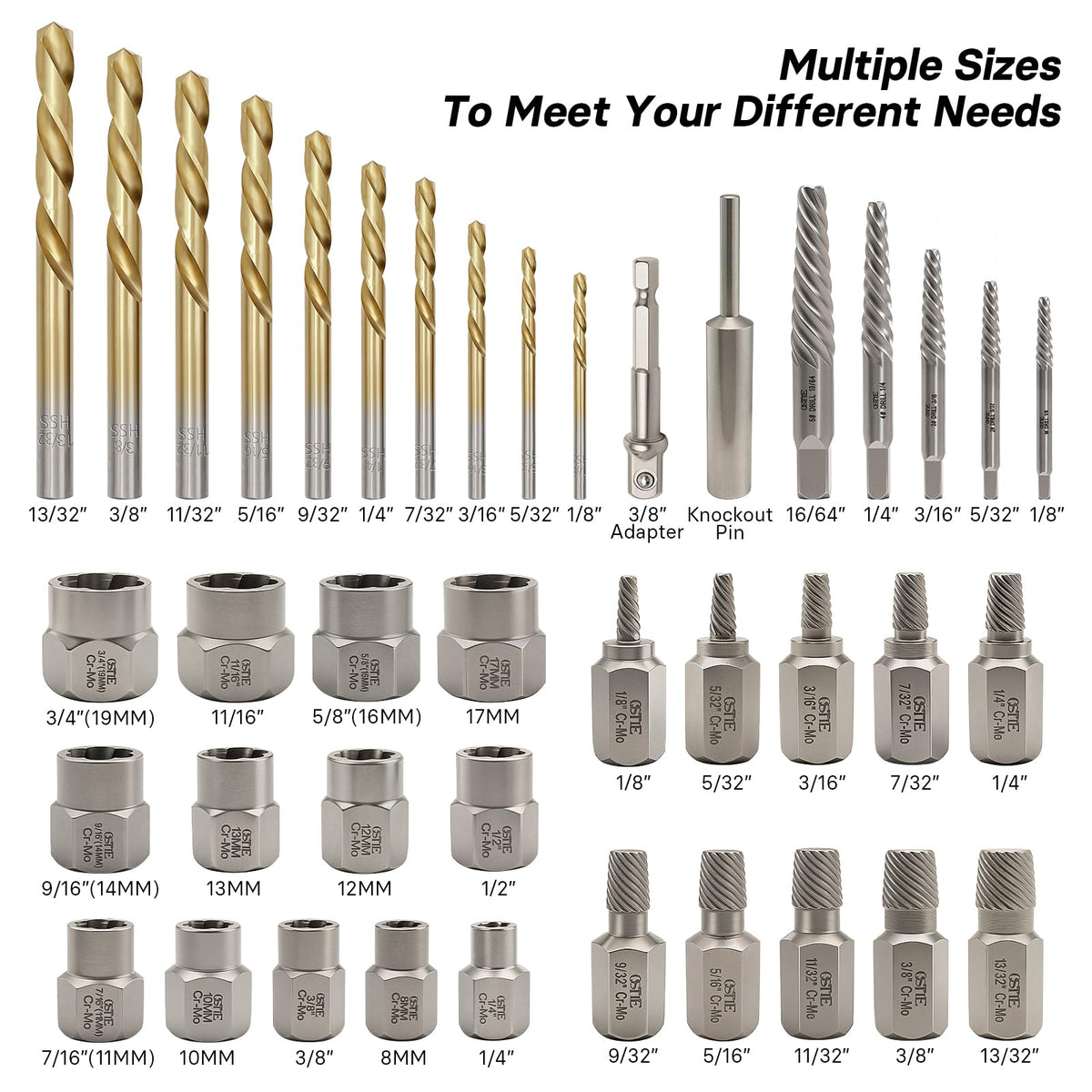 LinkMejor Boutschraper Kit & Schroevenaait Set, 40 Stuks