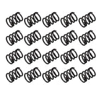 Compression Spring - 1.2mm Wire Dia, 11mm OD, 15mm Free Length Spring Steel Extension Spring,Black,20Pcs