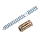 5pcs M10x30mm Insert Nuts, 8pcs M10x100mm Hanger Bolts, Wood Furniture Set