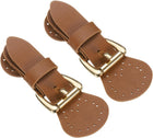 2pcs Leather Magnetic Snap Buckle Lock, Sew on Toggle Closure Buckle, for Pouches Jacket DIY Craft Sewing, Light Brown