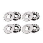 51101 Miniature Thrust Ball Bearing 12mm x 26mm x 9mm Chrome Steel with Washer 4pcs