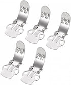 LinkMejor Blank Shoe Clips 29mm x 14mm Iron for DIY Crafts Decoration Silver Tone 20 Pcs