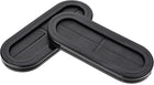 Rubber Grommet Oval Double-Sided Mount Size 110 x 40 mm for Wire Protection 4pcs