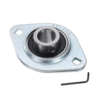 SBPFL202-10 Pillow Block Bearings 5/8" Bore Bearing Units Steel Flange Mounted Bearing Housing with Wrench