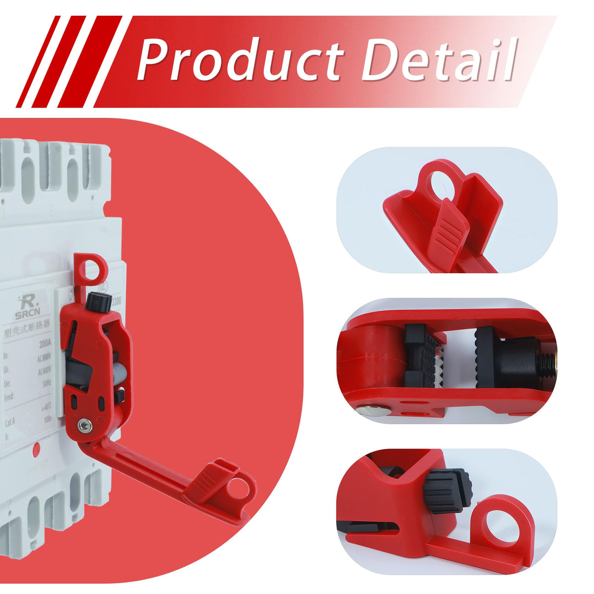 LinkMejor Circuit Breaker Device Lockout Kits, Breaker Box Lock