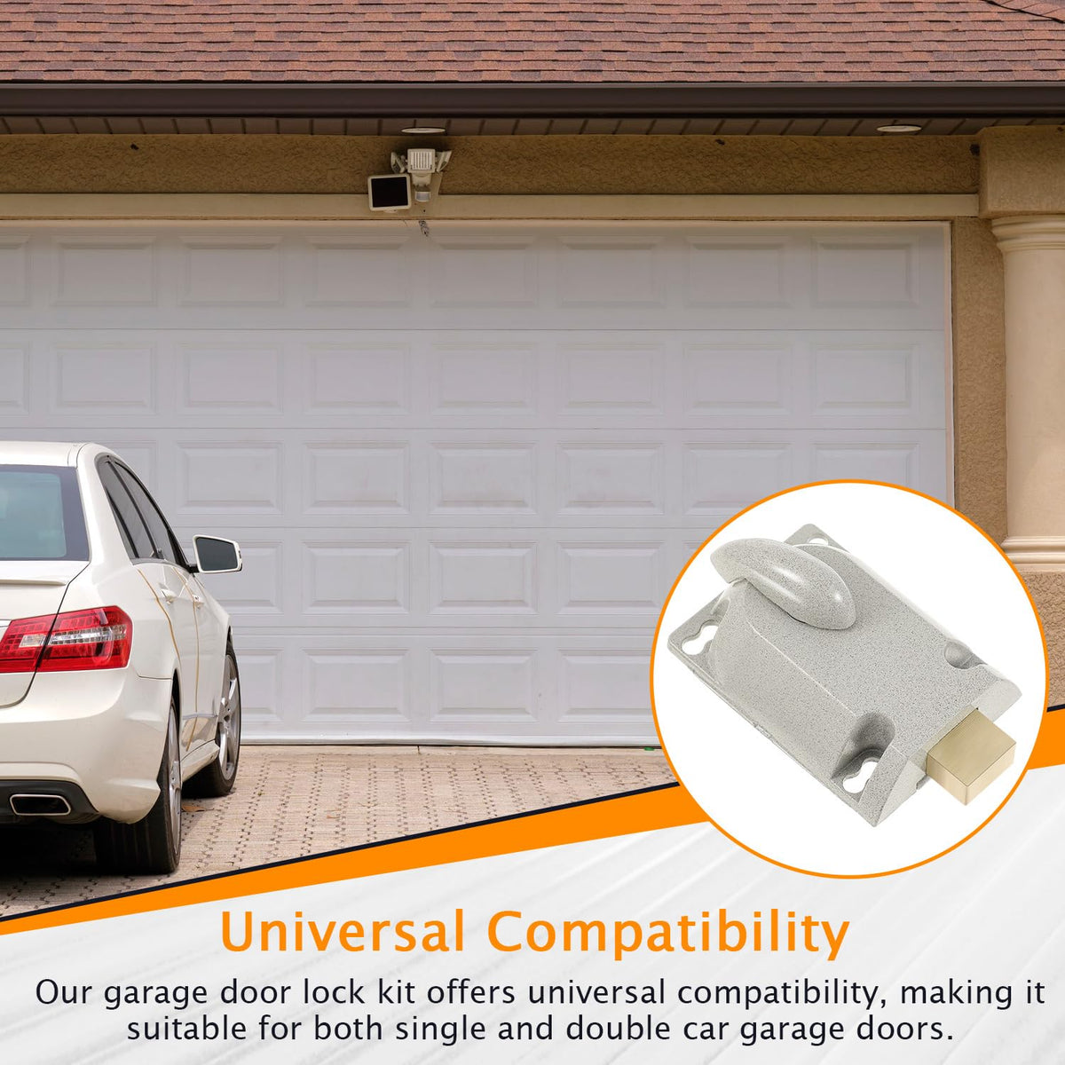 LinkMejor A Set Garage Door Locks Set with Keys Twist Deadbolt Locks