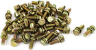 M6x20mm 8.8 Grade Yellow Zinc Plated Hex Head Bolt 50pcs w Washer