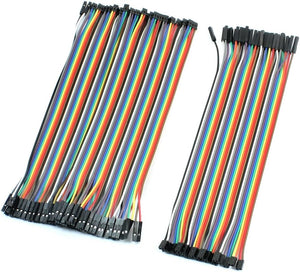 60pcs Multicolor Jumper Wires 2.0mm to 2.54mm Female Connector 20cm