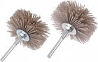 Nylon Wire Brush Abrasive Polishing Wheel 80/120 Grits 3.15-inch Grinding Head with 6mm Threaded Shank