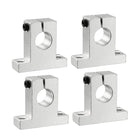 4PCS SK16 Aluminum Linear Motion Rail Clamping Rod Rail Guide Support for 16mm Diameter Shaft