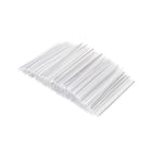 30mm 1.5mm OD Fiber Optic Sleeves, 2 Ends Pre-Shrunk Fiber Optic Fusion Splice Tube Protector Sleeves, Clear Heat Shrinkable Tubing 100pcs