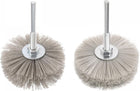 Nylon Wheel Brush 240 Grits 600 Grits Abrasive Grinding Head with 6mm Threaded Shank