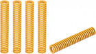 3D Printer Die Spring, 12mm OD 75mm Long 5pcs Spiral Stamping Light Load Compression Mould Die Springs for 3D Printer Electric Part, Yellow