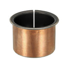 1Pcs Flanged Sleeve Bearing, 60mm Bore x 65mm OD x 50mm Length, 75 x 2.5mm Flange Dia x t Sintered Bronze Bushings Self-Lubricating Bearings for Industrial Equipment