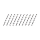 2mm x 25mm 304 Stainless Steel Solid Round Rod for DIY Craft - 10pcs