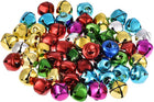 DIY Small Bells, 13mm/0.51-Inch 100pcs, Craft Bells Bulk DIY Bells for Christmas Festival Decoration Party Home, Multicolor