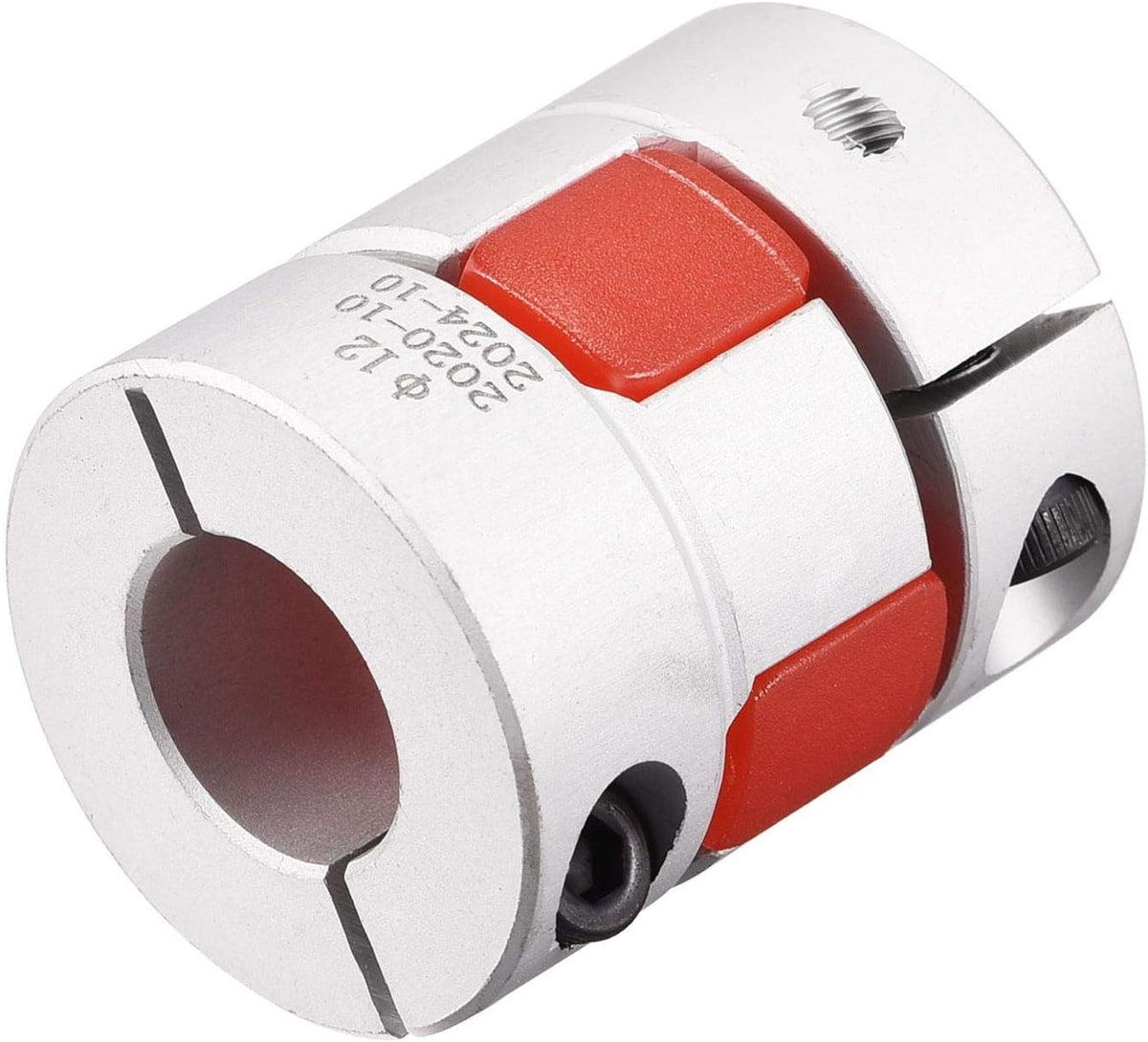 6.35mm to 12mm Bore L31xD25 Flexible Coupling Jaw Coupler Shaft Joint for Servo Motor
