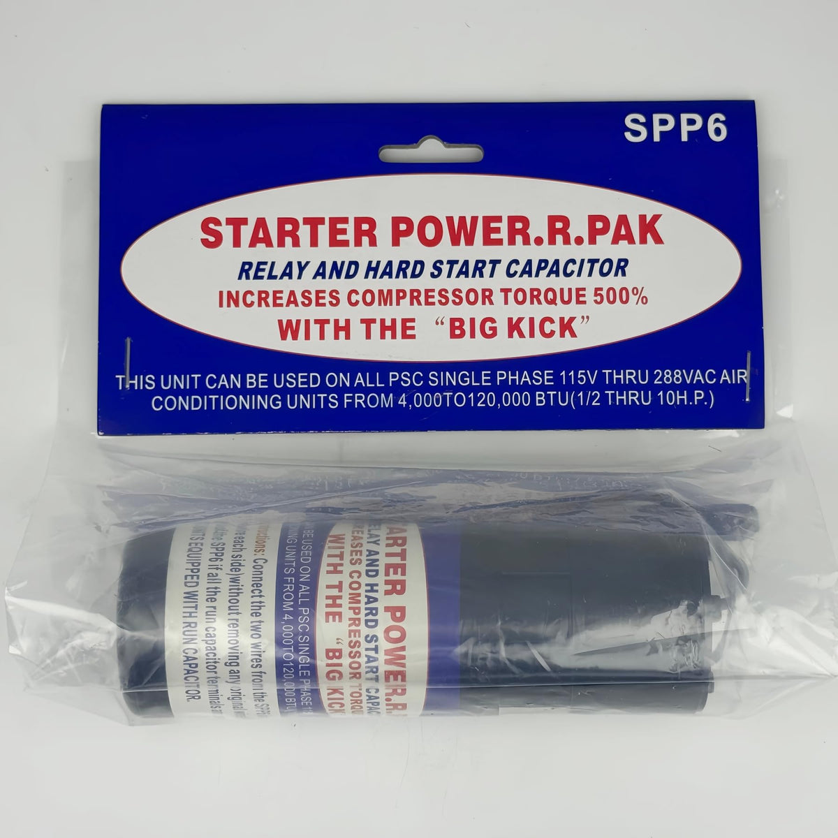 3 Pack SPP6 Hard Start Kit 115V-288VAC for 0.5HP-10HP AC Units