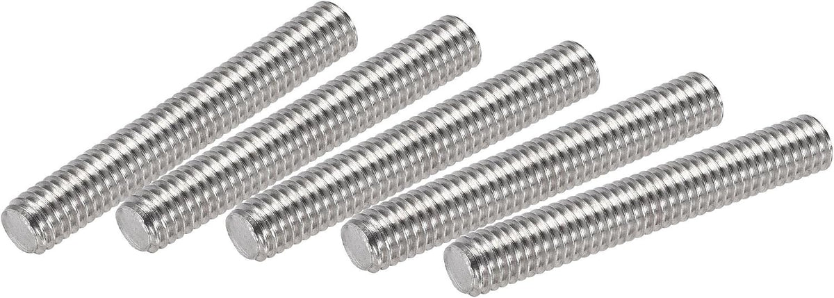10Pcs M6 x 40mm Fully Threaded Rod 304 Stainless Steel Right Hand Threads,M6-1.0 Thread Pitch