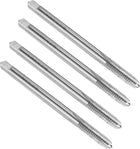 4pcs Straight Flute Screw Taps 1/4-20 UNC 2B Thread 4" Extra Long HSS6542 Machine Threading Milling Tap Tapping Tools