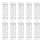 10Pcs Compression Springs, 0.5mm Wire Diameter x 9mm OD x 25mm Length 304 Stainless Steel Extension Spring Ballpoint Pen Pressure Springs for Shop Home Repairs, Silver