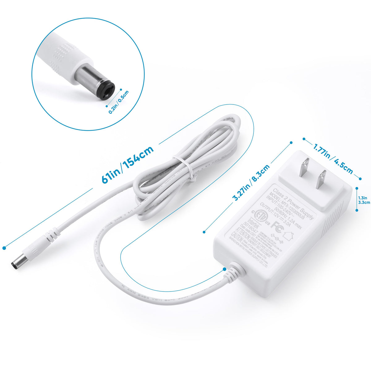 LinkMejor Lampes de Cuisine Sous-Étagère Brancheables. 6 Lumières avec Adaptateur Dimmer. 5000K