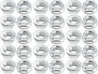 M8 Serrated Flange Hex Lock Nuts, Carbon Steel 30 Pcs