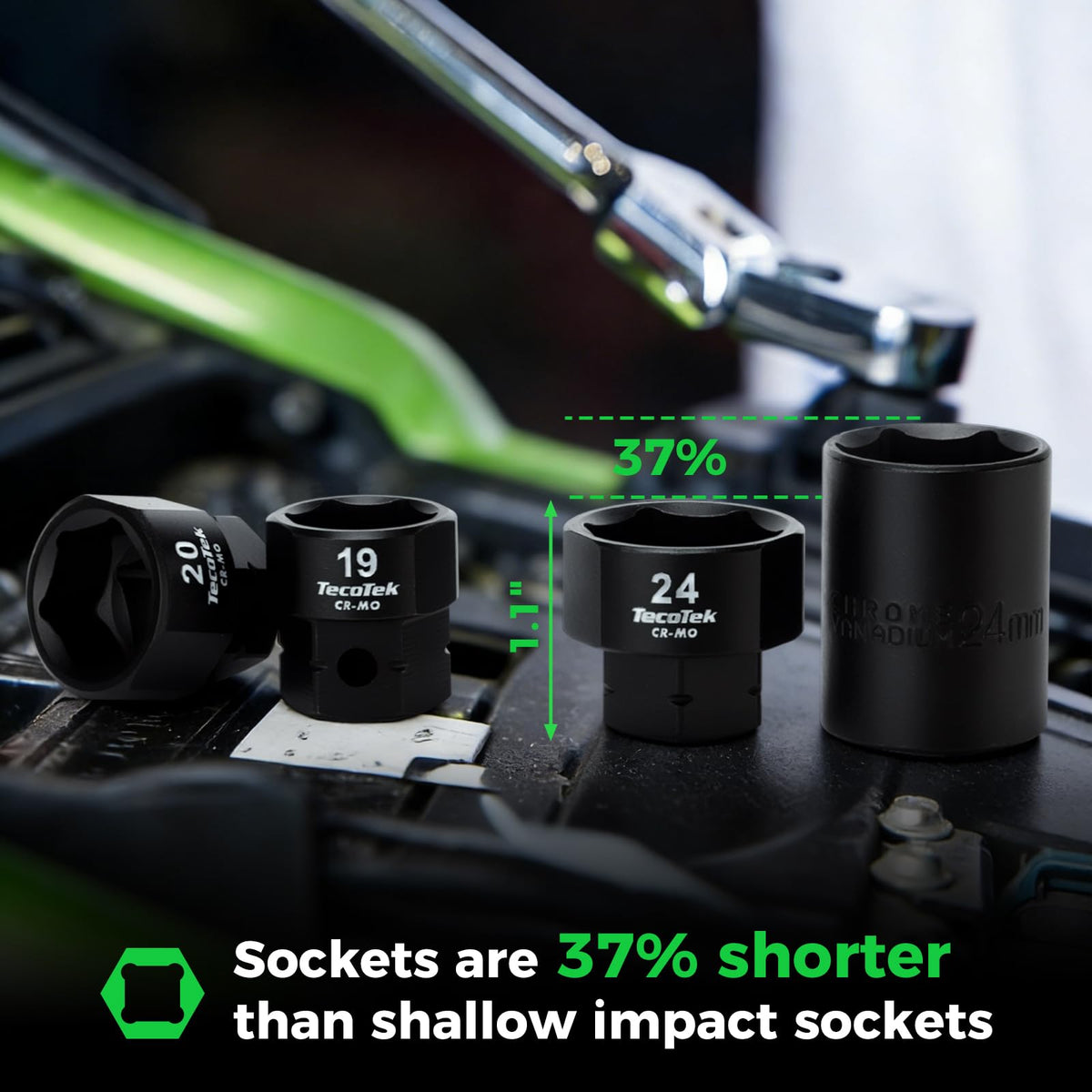 LinkMejor 14PCS 1/2" schroeven met 17-30mm laag profiel, Nano Impact set
