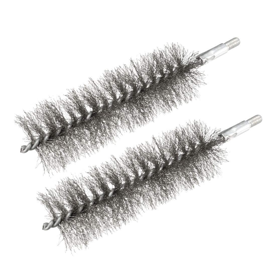 M6 Stainless Steel Wire Tube Cleaning Brush 40mm Diameter 2pcs