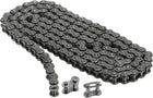 #25/04C-1 Roller Chain 3 Feet 1/4" Pitch Carbon Steel Roller Chains with 2 Free Master Connector Links for Mini Bikes, Motorcycles, 144 Links