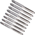 4 Set Metric Hand Taps, M5 x 0.8 H2 Thread Taper + Bottom Tap, 9CrSi Alloy Tool Steel Screw Threading Milling Tapping Tool Kit