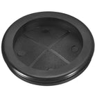 Rubber Grommets 2-3/4" (70mm) Drill Hole, 2-3/8" (61mm) ID Single Sided Hole Plugs Ring Gasket for Firewall Cable Wire Protecting, Black