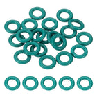 20Pcs AS568 AS-008 Fluorine Rubber O-Ring, 70A Durometer, 3/16" ID, 5/16" OD, 1/16" Width Sealing Gasket for Automotive Machine Pipe Valves, -20°C-230 °C, Green
