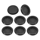 8Pcs Rubber Grommets 1-5/8" (40mm) Drill Hole, 1-1/4" (33mm) ID Single Sided Hole Plugs Ring Gasket for Firewall Cable Wire Protecting, Black