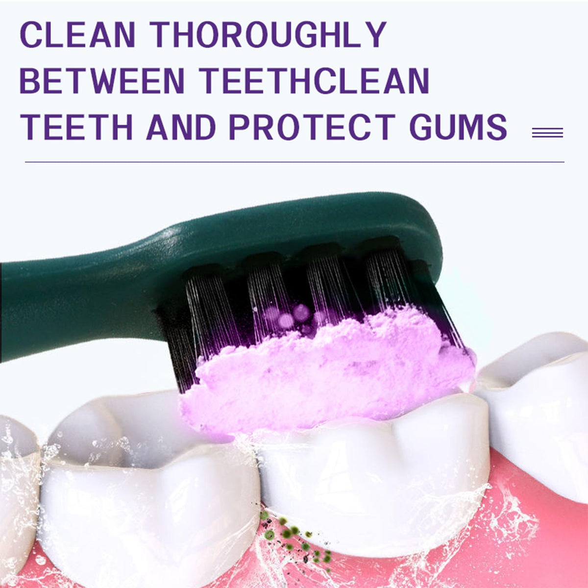 Purple Teeth Whitening Powder,Gentle on Teeth, No Sensitivity Formula