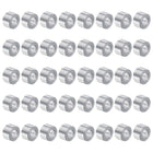40pcs Aluminum Spacer 5mm Bore x 10mm OD x 6mm Length Screw Standoff Bushing Plain Finish Round Metal Spacer for M5 Screws Bolts and Rods