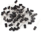 60 Pcs 5mm Black Head Photodiode Linear Photosensitive Diode