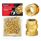 M3 ingranaggi di otturatore in ottone - 120 pezzi, M3x5x4mm, otturatori fissi termicamente